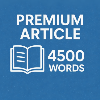 Premium Article 3 – 4500 Words