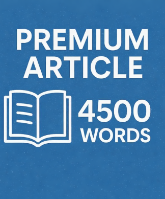 Premium Article 3 – 4500 Words